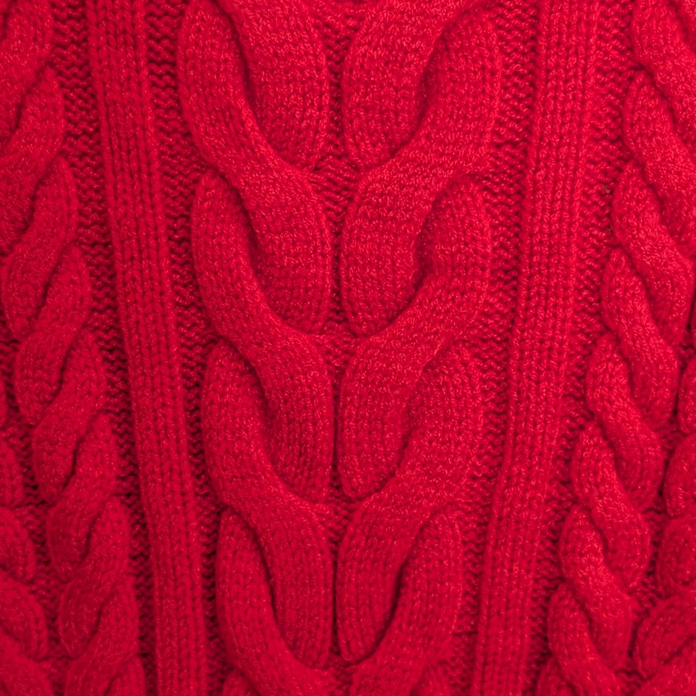 Philosophy Red Apple Cable Knit Sweater NWT - Picture 4 of 10